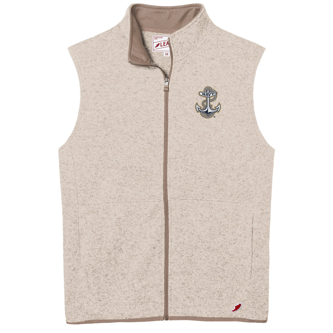 Navy Men's Saranac Vest (Almond)*