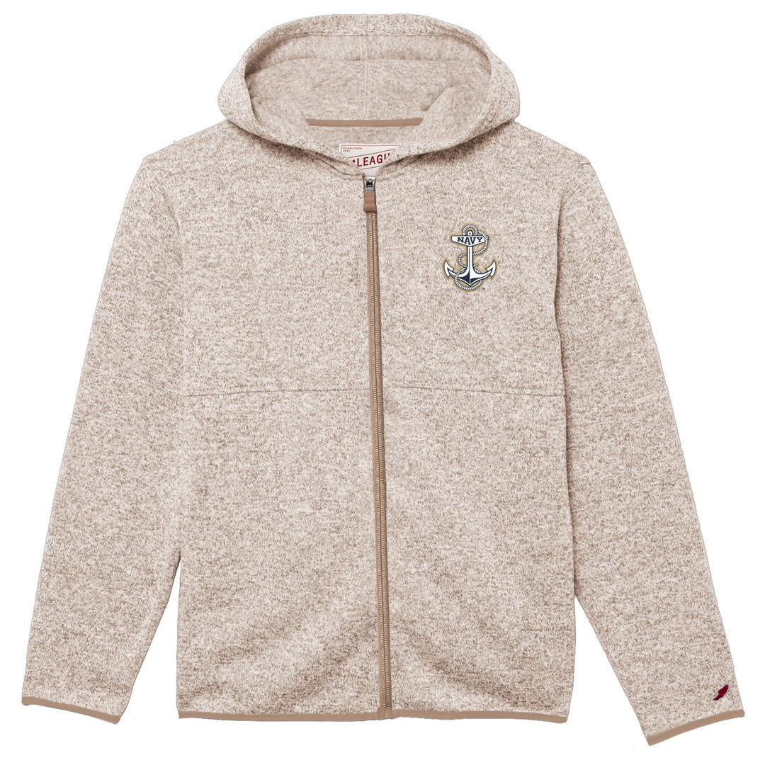 Navy Men's Saranac Full Zip Hood (Almond)*