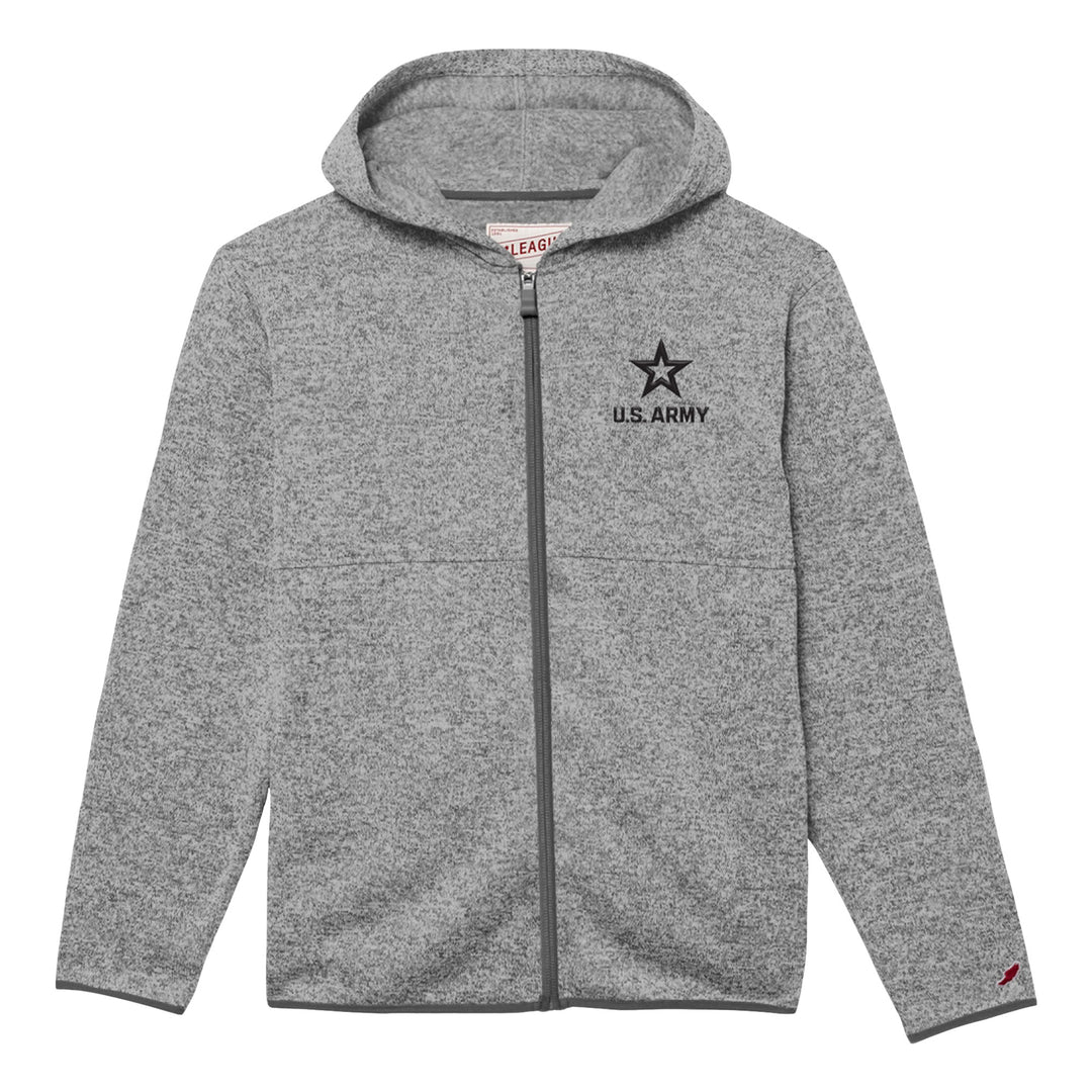 Army Men's Saranac Full Zip Hood (Nimbus Grey)*