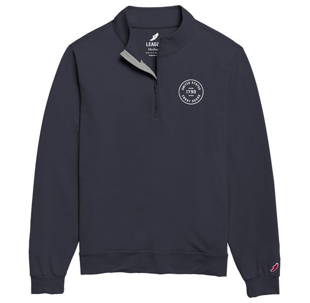 Coast Guard Men's All Day 1/4 Zip (Fall Navy)*