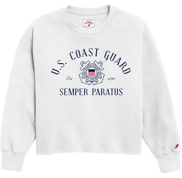 Coast Guard Womens Reverse Fleece Oversized Midi (Sno White)*