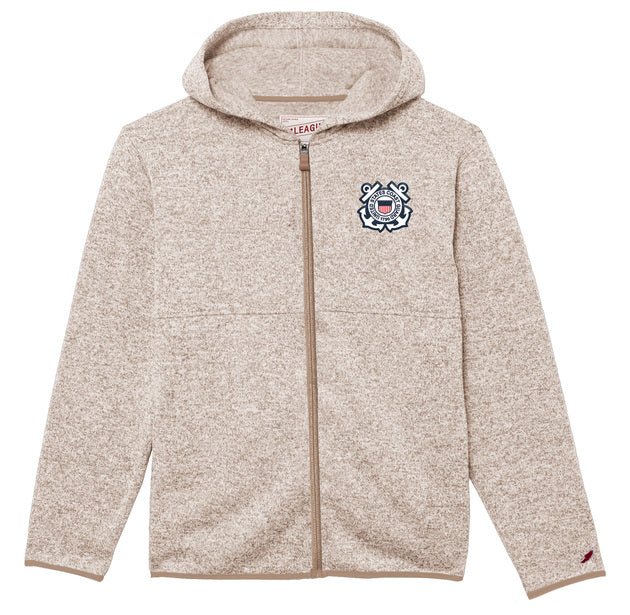 Coast Guard Men's Saranac Full Zip Hood (Almond)*