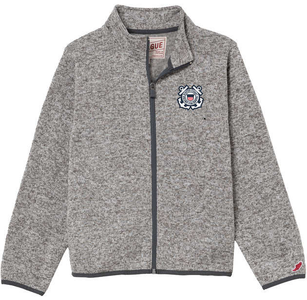 Coast Guard Youth Saranac Full Zip (Grey)*