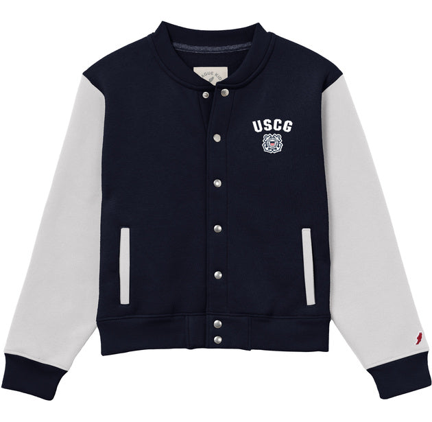 Coast Guard Youth Varsity Jacket (Navy/White)*