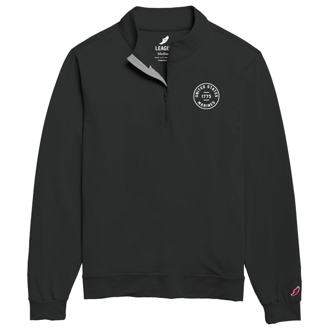 Marines Men's All Day 1/4 Zip (Black)*