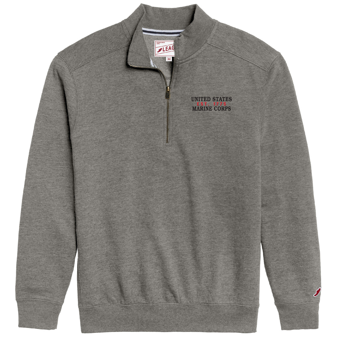 Marines Men's Heritage 1/4 Zip (Fall Heather)*