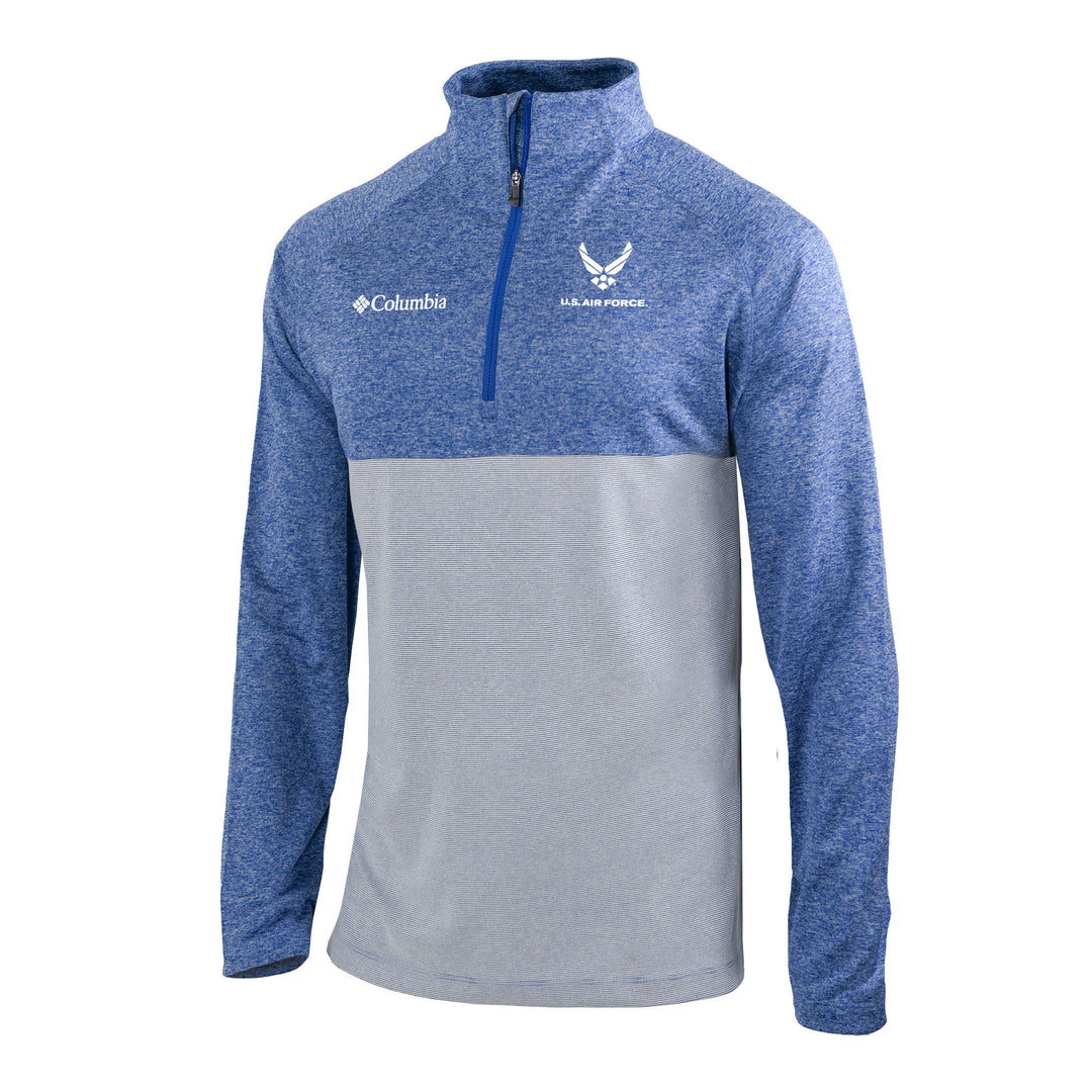 Air Force Wings Columbia Rockin' It 1/4 Zip Pullover*