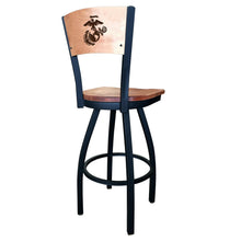 Load image into Gallery viewer, Marines EGA Swivel Stool with Laser Engraved Back*