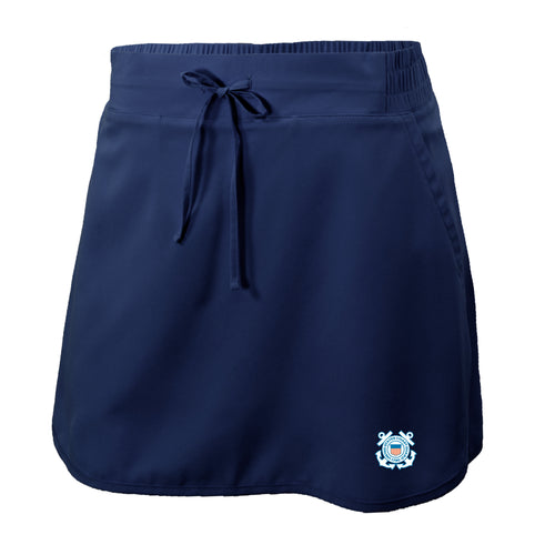 Coast Guard Seal Columbia Women's Lakewood Pines Skort (Navy)*