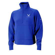 Load image into Gallery viewer, Air Force Wings Columbia Women&#39;s Wickhams Hills Pullover (Azul)*