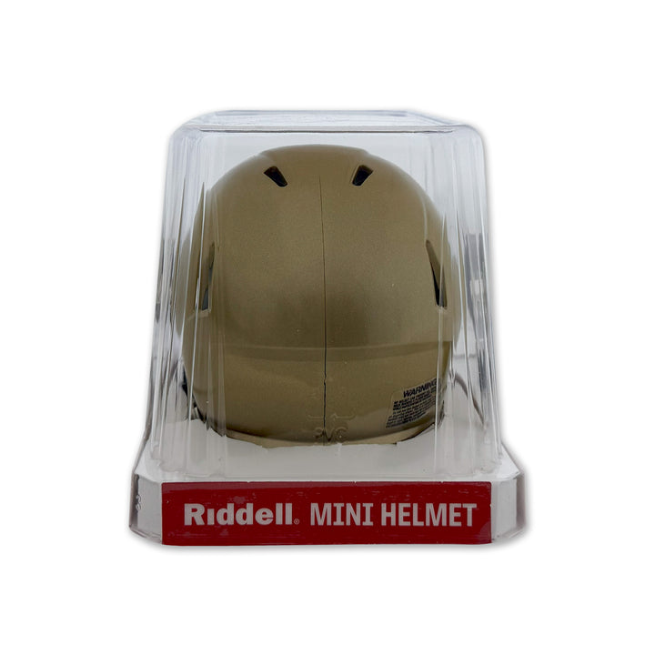 Navy Midshipmen Mini Speed Football Helmet (Gold)