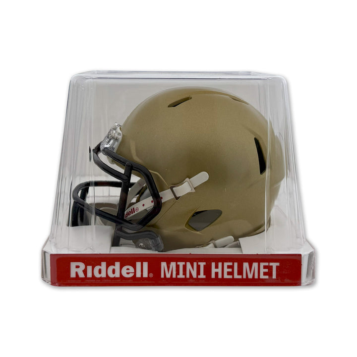 Navy Midshipmen Mini Speed Football Helmet (Gold)