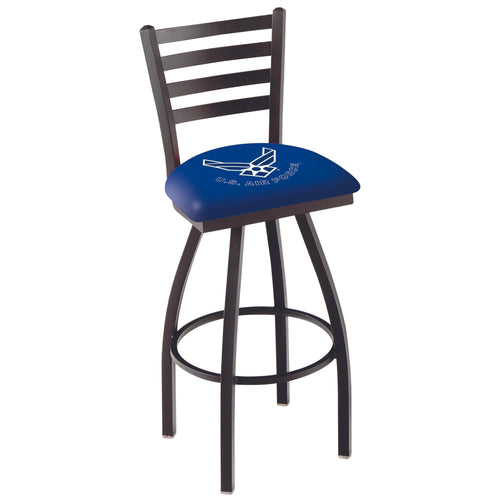 Air Force Wings Swivel Stool with Ladder Back