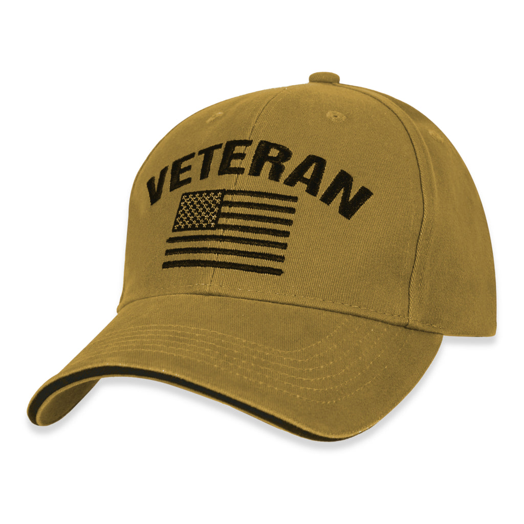 Veteran Flag Hat (Coyote Brown)