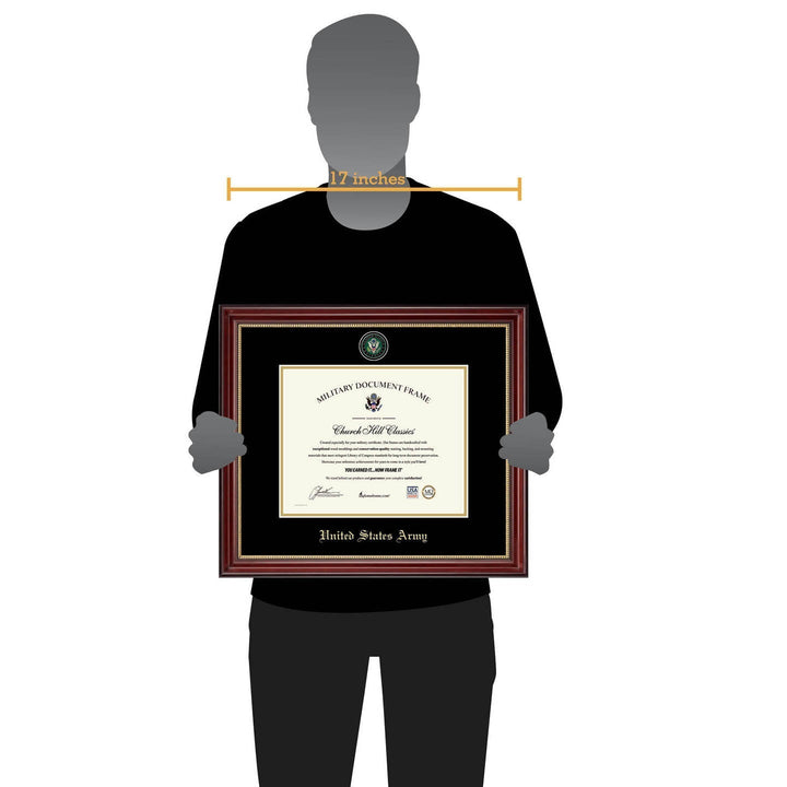 United States Army Masterpiece Medallion Certificate Frame (Horizontal)*
