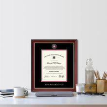 Load image into Gallery viewer, United States Marine Corps Masterpiece Medallion Certificate Frame (Vertical)*