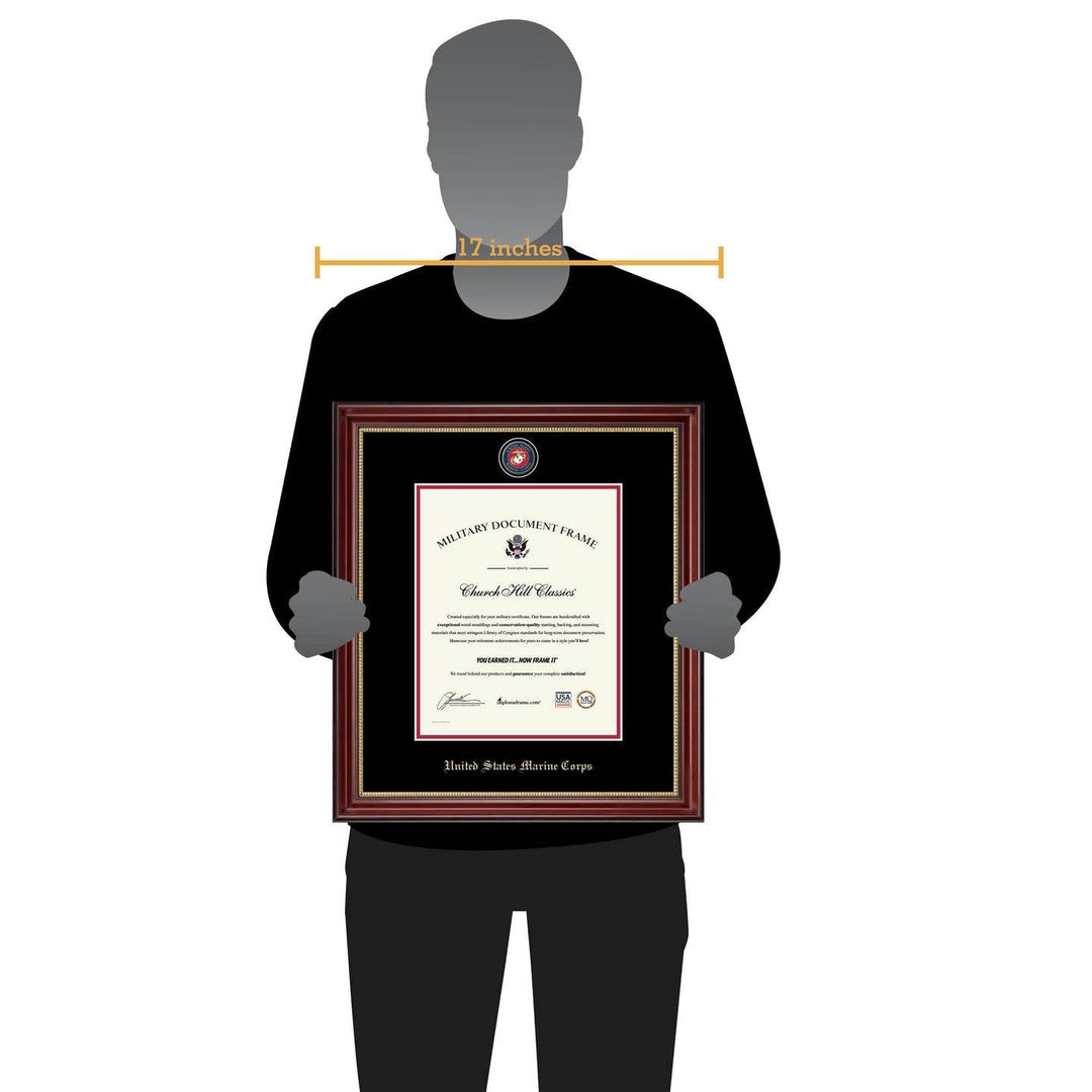 United States Marine Corps Masterpiece Medallion Certificate Frame (Vertical)*