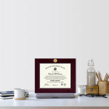 Load image into Gallery viewer, United States Marine Corps Century Gold Engraved Certificate Frame (Horizontal)*