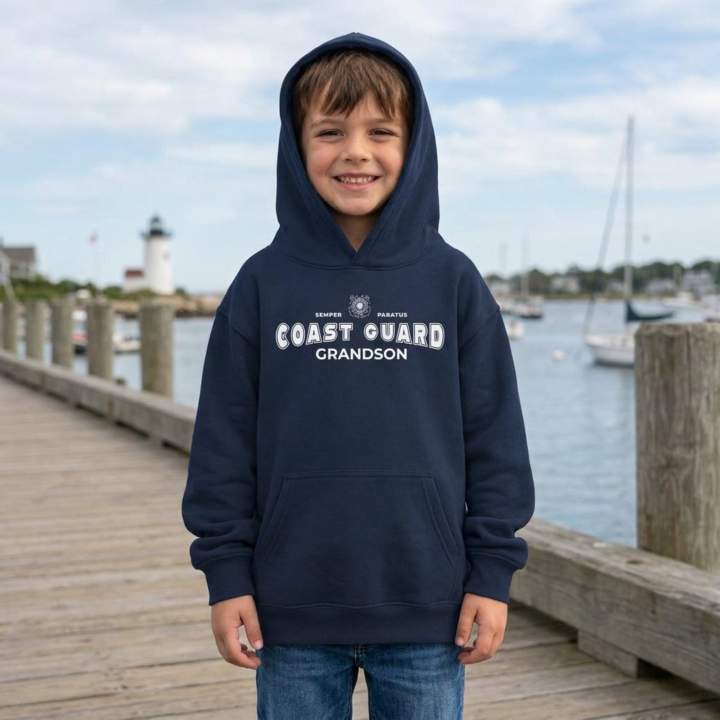 Coast Guard Family Youth Hooded Sweatshirts