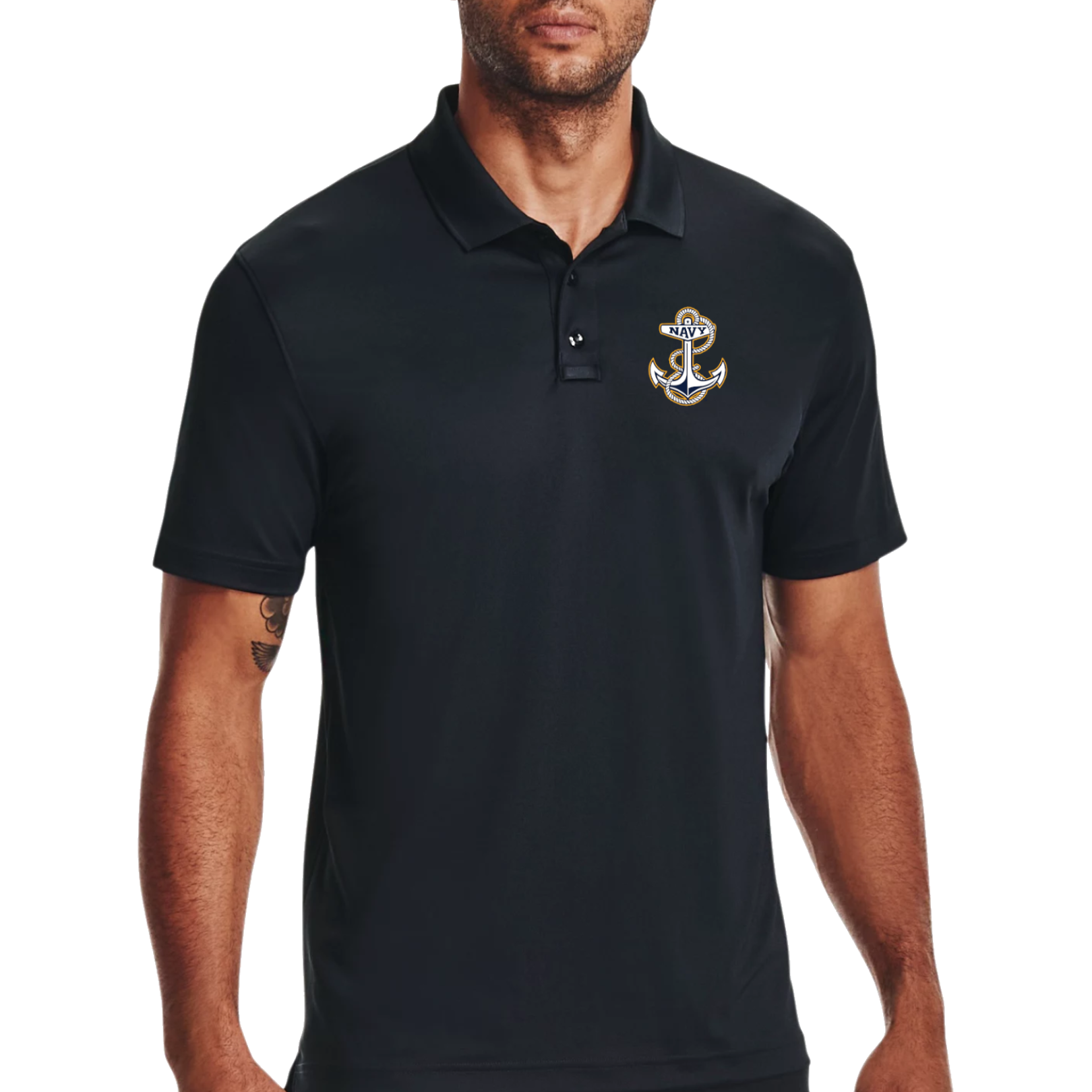 Navy Under Armour Tactical Performance Polo