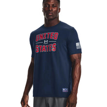 Load image into Gallery viewer, Under Armour Freedom USA T-Shirt (Navy)