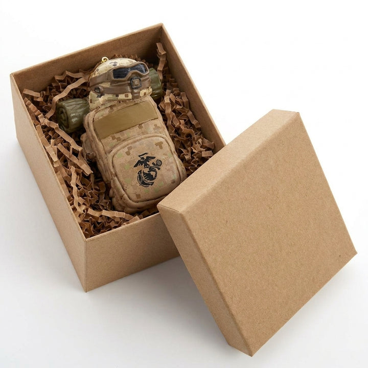 USMC Backpack with Helmet Ornament