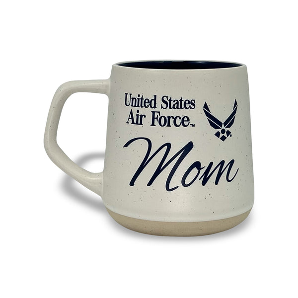 Air Force Mom 20oz Speckled Ceramic Mug  Armed Forces Gear