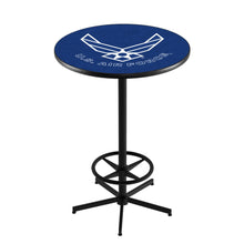 Load image into Gallery viewer, Air Force Wings Pub Table with Foot Rest