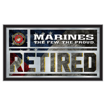Load image into Gallery viewer, United States Marine Corps Retired Wall Mirror