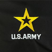 Load image into Gallery viewer, Army Star Embroidered Performance Polo (Black)