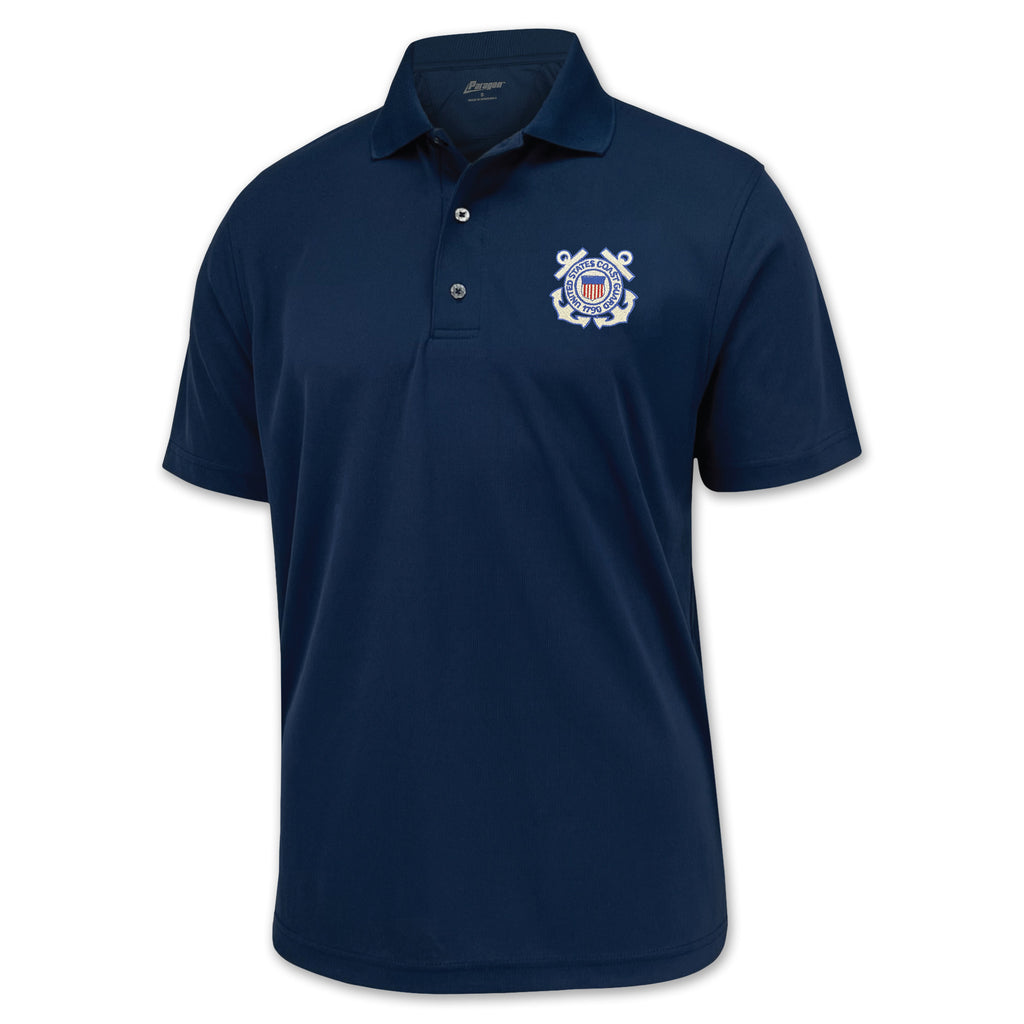 Coast Guard Embroidered Performance Polo