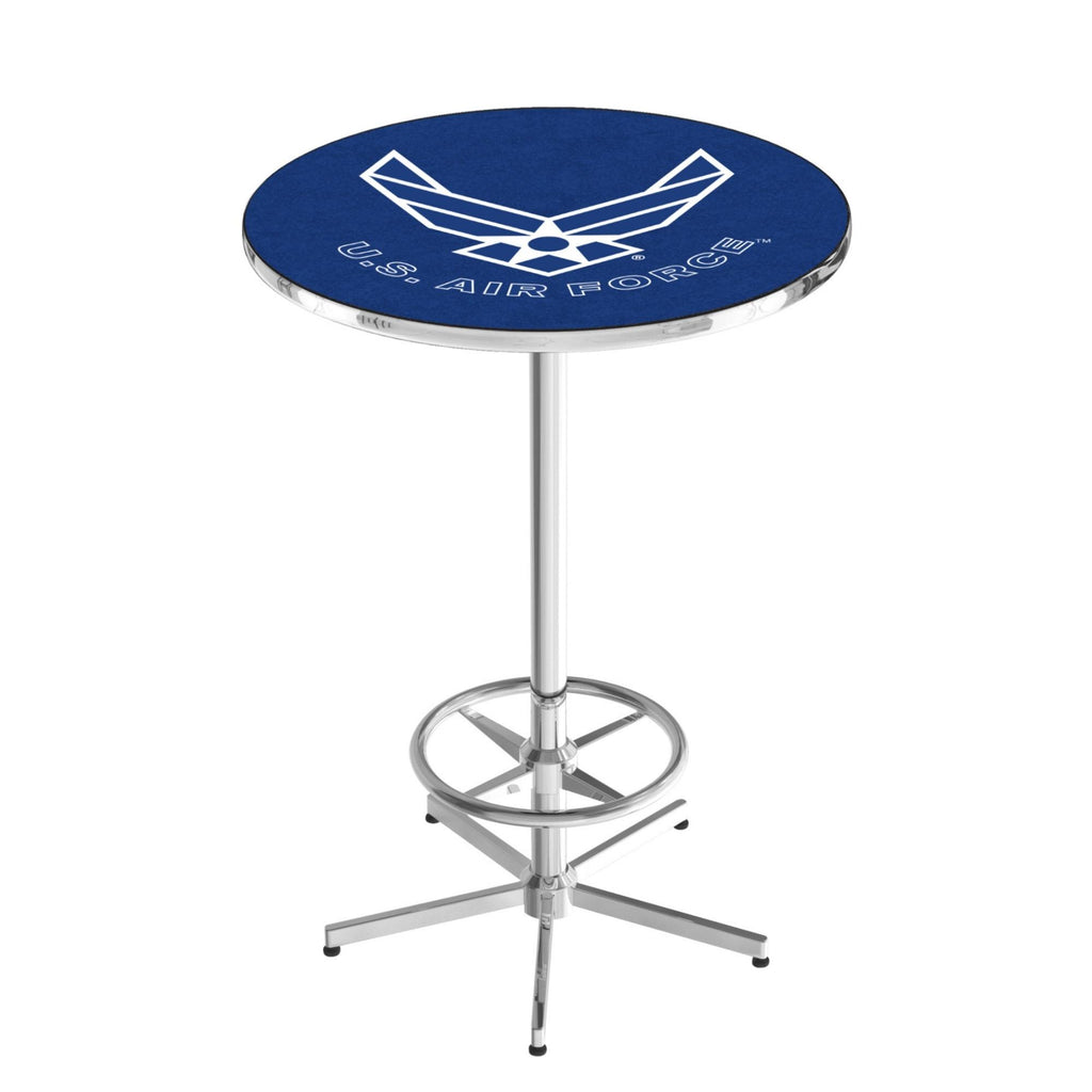 Air Force Wings Pub Table with Foot Rest