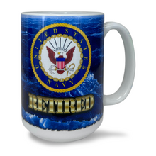 Load image into Gallery viewer, United States Navy Retired Mug