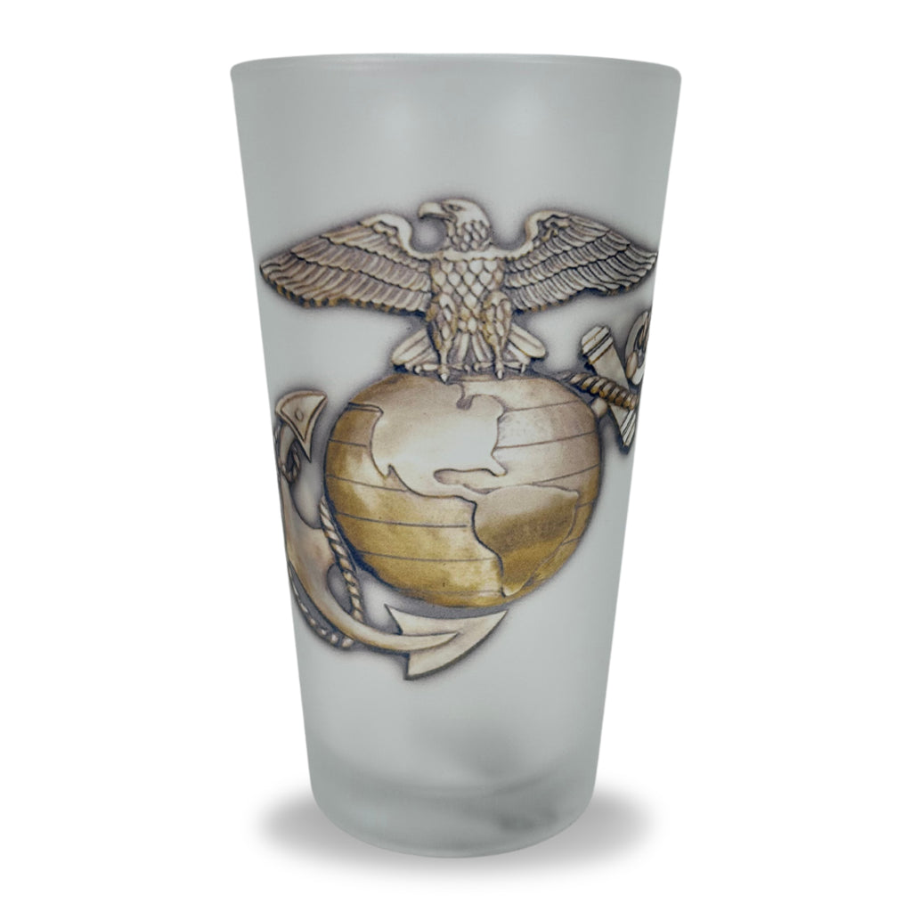 United States Marine Corps Glass Beer Mug