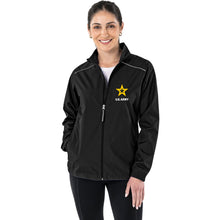 Load image into Gallery viewer, Army Star Ladies Pack-N-Go Full Zip Jacket