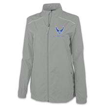 Load image into Gallery viewer, Air Force Wings Ladies Pack-N-Go Full Zip Jacket