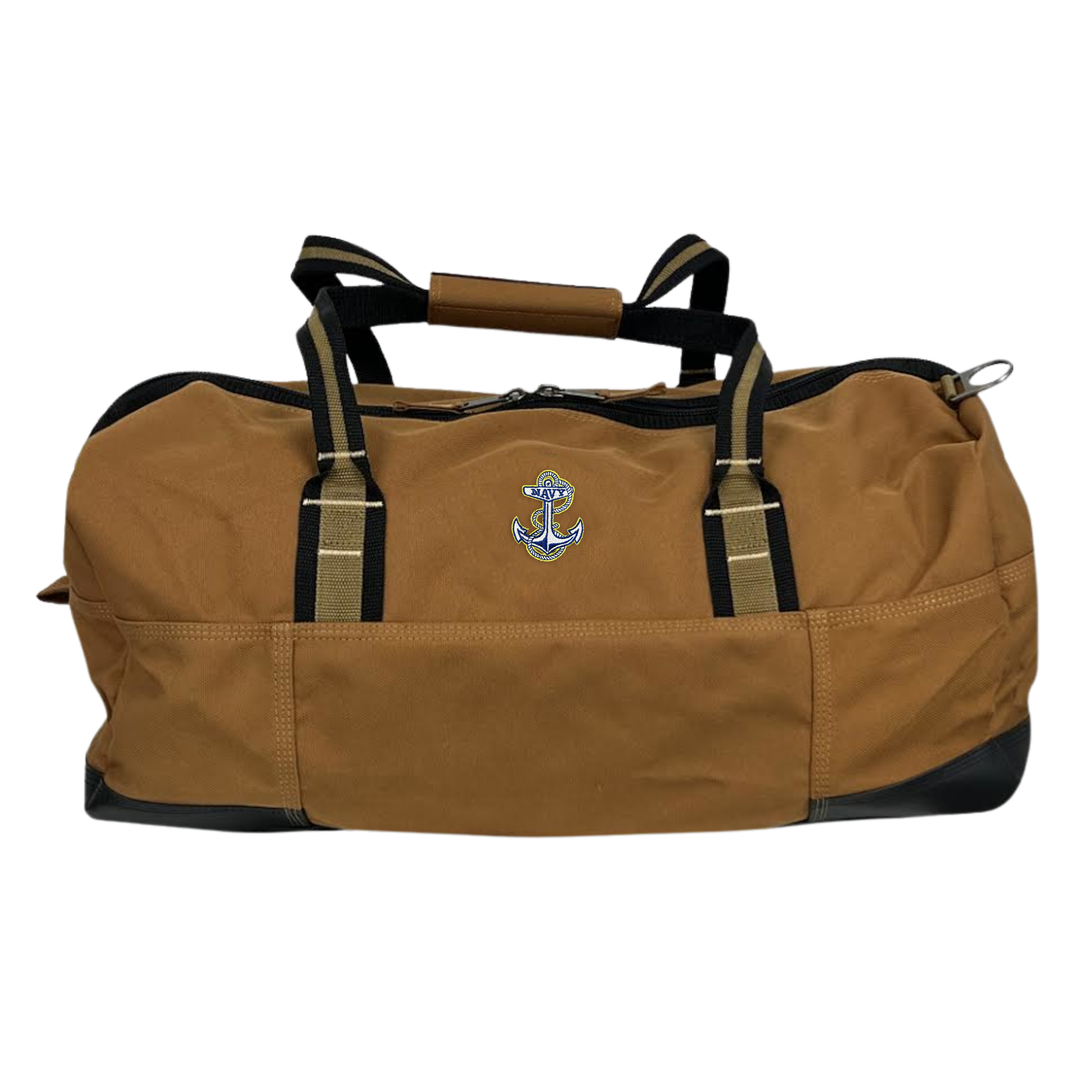 Navy Carhartt Classic Duffel Bag (Brown)