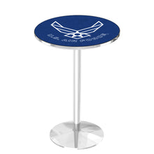 Load image into Gallery viewer, Air Force Wings Pub Table with Round Base