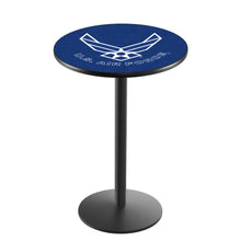 Load image into Gallery viewer, Air Force Wings Pub Table with Round Base