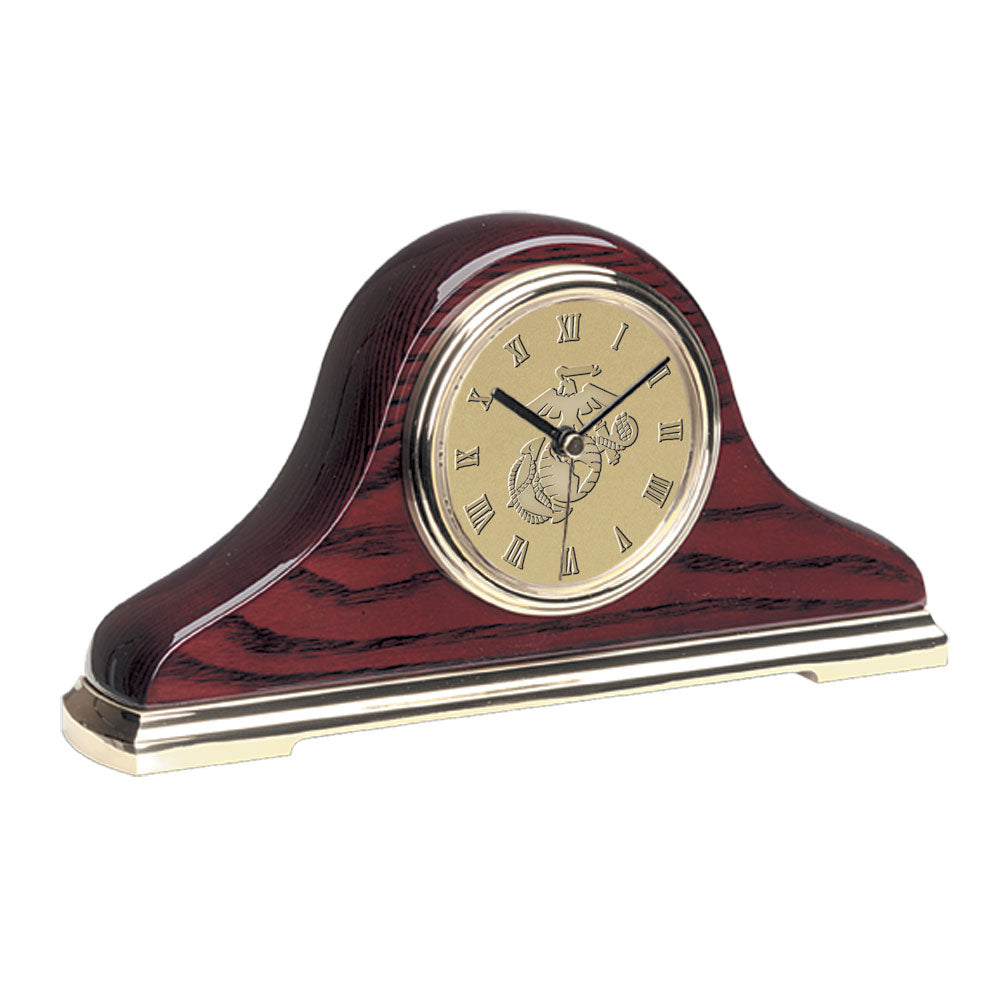 Marines EGA Napoleon II Mantle Clock (Gold)*