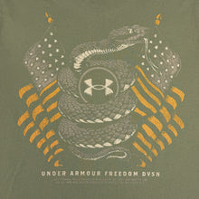 Load image into Gallery viewer, Under Armour Freedom Snake Flag T-Shirt (OD Green)