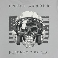 Load image into Gallery viewer, Air Force Under Armour Freedom By Air Skull T-Shirt (Grey)