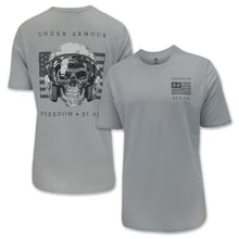 Load image into Gallery viewer, Air Force Under Armour Freedom By Air Skull T-Shirt (Grey)