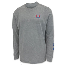 Load image into Gallery viewer, Under Armour Freedom Flag Long Sleeve T-Shirt (Grey)