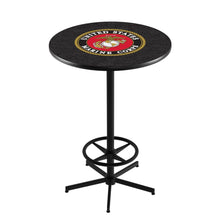 Load image into Gallery viewer, Marines EGA Pub Table with Foot Rest*