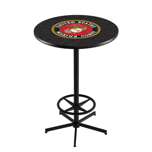 Marines EGA Pub Table with Foot Rest*