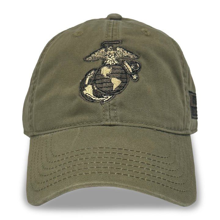 USMC EGA Veteran Twill Hat (Moss)