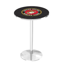 Load image into Gallery viewer, Marines EGA Pub Table with Round Base