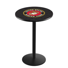 Load image into Gallery viewer, Marines EGA Pub Table with Round Base*