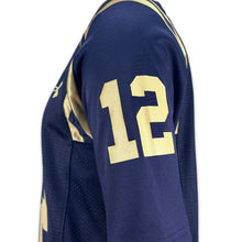 Load image into Gallery viewer, Navy Under Armour Sideline Replica #12 Football Jersey (Navy)